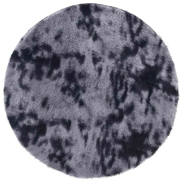 vidaXL Tapis Shaggy à poils longs NAVARRA gris foncé 240x240 cm