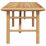 vidaXL Table basse Marron 110 x 50 x 43 cm Bambou