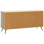 vidaXL Meuble TV Chêne Sonoma 102 x 34 5 x 50 cm Bois d'ingénierie