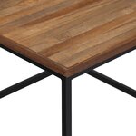 vidaXL Tables basses gigognes 2 Pièces bois massif de teck