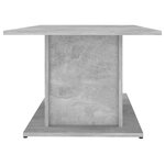 vidaXL Table basse Gris béton 102x55 5x40 cm Aggloméré