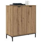 vidaXL Buffet chêne artisanal 69 5 x 33 x 82 cm Bois d'ingénierie