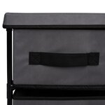 vidaXL Armoire de rangement à 6 tiroirs 55x29x55 cm Gris Acier