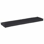 vidaXL Coussin de palette Noir 180 x 40 x 8 cm Tissu Oxford