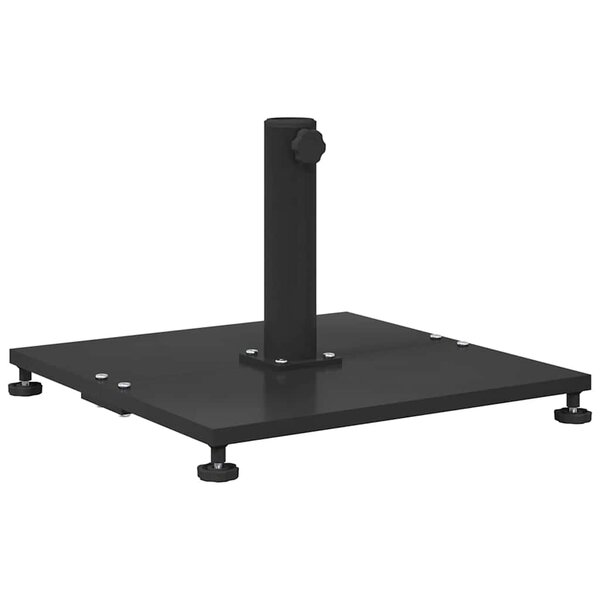 vidaXL Base de parasol extérieur Réglable Noir 45 x 45 x 31 cm Acier