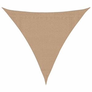 vidaXL Voile d'ombrage 160 g/m² Taupe 3 6x3 6x3 6 m PEHD