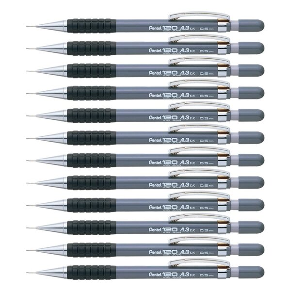 Porte-mine Hi-Graph A315 Corps Plastique Gris Pointe 0 5mm x 12 PENTEL