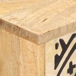 vidaXL Meuble TV 100x30x45 cm bois massif de manguier
