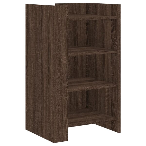 vidaXL Buffet chêne marron 45x35x75 cm bois d'ingénierie