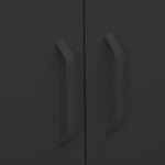 vidaXL Armoire de rangement Anthracite 80x35x101 5 cm Acier