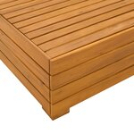 vidaXL Ensemble de salon de jardin 2 Pièce Marron Bois d'Acacia Massif