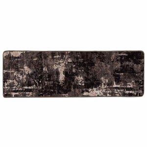 vidaXL Coureur de Tapis MARSA Noir 50 x 150 cm Polyester et PVC