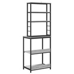 vidaXL Étagère de cuisine Gris Sonoma 60 x 40 x 168 cm