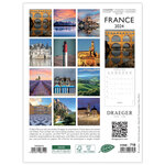 Petit calendrier mural 14x18  cm - 2024 - France - Draeger