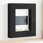 Ensemble de meuble TV 8 pièces vidaXL Chêne noir Bois d'ingénierie