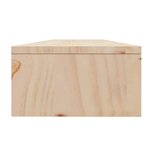 vidaXL Support de moniteur 100x24x13 cm Bois de pin solide