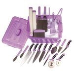 Kit anti allergènes violet - mercer culinary -  - plastique