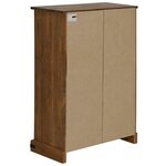 vidaXL Armoire à vin HALDEN avec casiers à vin porte coulissante pin