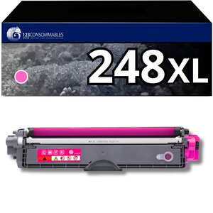 TN248 XL - Toner Magenta compatible avec Brother TN-248 XL pour Brother MFC-L8390CDW DCP-L3560CDW DCP-L3520CDWE MFC-L3740CDWE MFC-L3760CDW DCP-L3520CDW