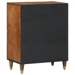 vidaXL Buffet Marron miel Bois d'acacia massif 60 x 33 x 75 cm Buffet