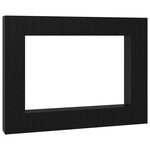 vidaXL Ensemble meuble TV 10 Pièces Chêne Noir Moyen 30 5 x 30 x 90 cm