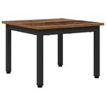 vidaXL Table basse Bois ancien 50 x 50 x 36 cm Bois d'ingénierie