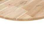 vidaXL Dessus de table rond Ø50x2 cm bois massif d'acacia