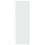 vidaXL Support pour plantes blanc 33x33x100 cm bois d'ingénierie