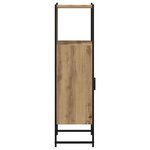 vidaXL Armoire de salle de bain chêne artisanal 33x33x120 5 cm