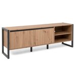 Buffet Rangement Meuble multimédia en bois de style industriel