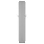 vidaXL Auvent latéral rétractable 160x600 cm Gris