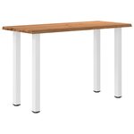 vidaXL Table de bar rectangulaire en chêne massif avec bords naturels 180 x 80 x 112 cm