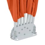 vidaXL Auvent latéral pliable de terrasse Terre cuite 200 cm