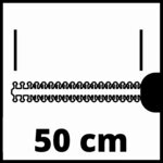 Einhell taille-haie sans fil ge-ch 18/50 li-solo 18 v