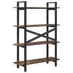 vidaXL Étagère Chêne fumé 100 x 33 5 x 140 cm Bois d'ingénierie