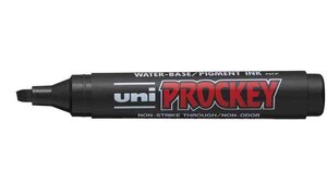 Marqueur PROCKEY PM126 Pte biseautée large 5,7mm Noir UNI-BALL