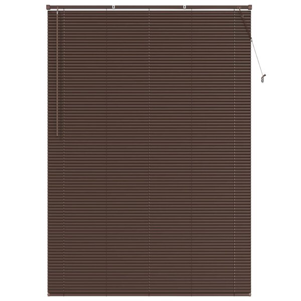 vidaXL Store Vénitien Marron foncé avec motif 213 x 140 cm PVC