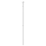 vidaXL Tête de lit métal blanc 100 cm