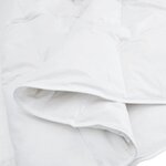 vidaXL Couette 3 Pièces Blanc 200 x 200 cm Bas