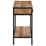 vidaXL Table console 100x35x70 cm bois de manguier massif brut