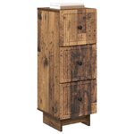 vidaXL Armoire à tiroirs Bois ancien 33 x 34 5 x 90 cm