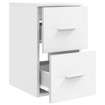 vidaXL Meuble de Salle de Bain In-between Blanc 30 x 35 x 50 cm