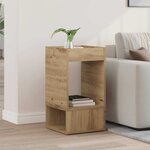 vidaXL Table d'appoint Chêne artisanal 30 x 30 x 56 cm