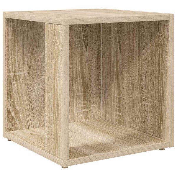vidaXL Table d'appoint Chêne sonoma 33x33x34 5 cm Aggloméré