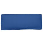 vidaXL Coussin de palette pour dos bleu royal 120x40x12 cm tissu Oxford