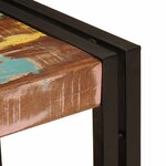 vidaXL Meuble sous-vasque de salle de bain Bois récupéré massif  fer