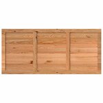 vidaXL Dessus de bureau marron clair bois chêne massif rectangulaire