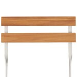 vidaXL Ensemble de bistro pliable 5 Pièces Bois d'acacia solide et acier