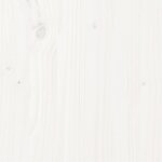 vidaXL Cadre de lit Blanc Bois de pin massif 200x200 cm