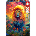 Puzzle - Le lion majestueux - 500 pièces - Dès 11 ans - 34x48cm - Educa